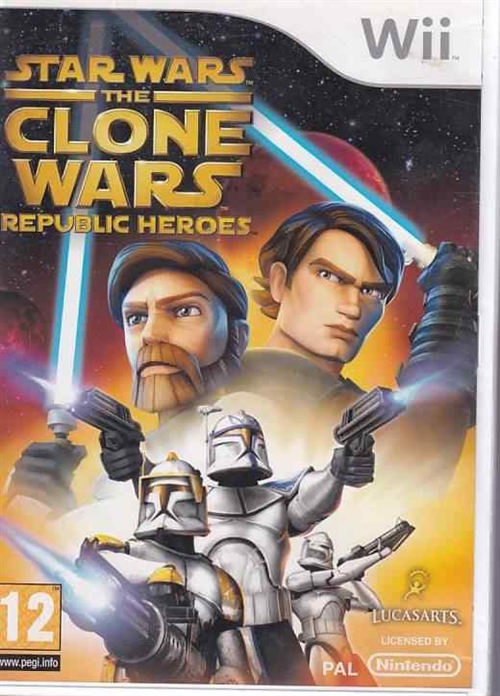 Star Wars the Clone Wars Republic Heroes - Wii - (B Grade) (Genbrug)